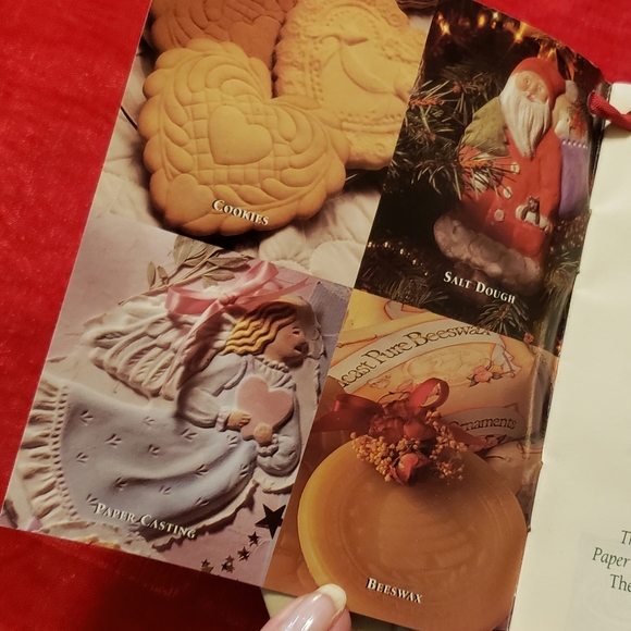 Brown Bag Cookie Art Mold Cupid Heart 1992 Crafts - Picture 3 of 8